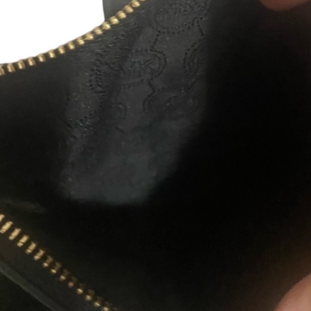 Michael Kors, MK Fulton, Black Pebbled Leather Crossbody Bag - Picture 7 of 16